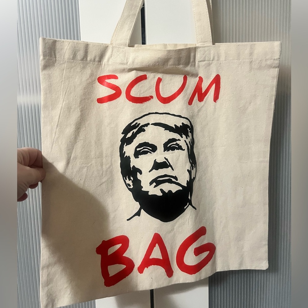 Canvas Tote Bag with Graphic Print